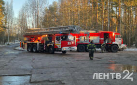В Отрадном тушили пожар в техникуме и деблокировали пострадавших из авто