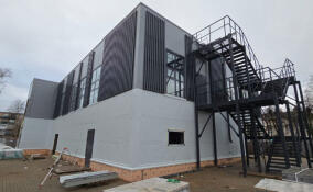 Строящийся Центра занятости населения в Сланцах готов на 87 %