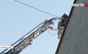 В Отрадном прошли масштабные учения подразделений Кировского отряда Леноблпожспаса