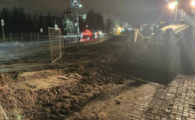 В Тельмана устранена причина подтопления на участке канализационного коллектора