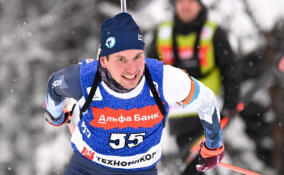 Ленинградский биатлонист Евгений Сидоров взял серебро на Кубке Содружества