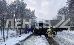 Появились фото с места крупного ДТП во Всеволожском районе