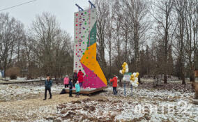 В Сиверском ресурсном центре открыли скалодром
