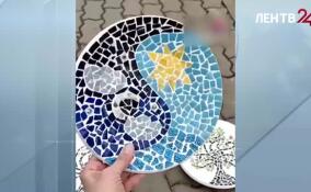 Елочная игрушка из кружки: Дарья Дудник дает разбитой посуде вторую жизнь