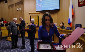 Фоторепортаж ЛенТВ24: ленинградцам вручили государственные и региональные награды