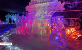 Фестиваль ледовых скульптур «КроншЛед» проходит в Петербурге