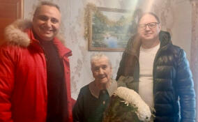 Ветеран труда из Гатчинского района отметила 101-летие