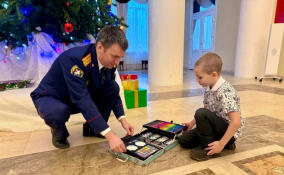 Сотрудник СК Ленобласти исполнил мечту ребёнка в рамках «Ёлки желаний»