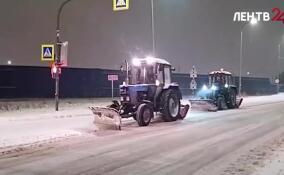 Дорожники Ленобласти вели круглосуточную работу в новогодние праздники