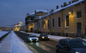 На набережной Фонтанки установили новые светодиодные светильники