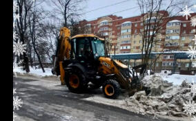 Снег, стихи и лопаты: коммунальщики представили необычный отчет об уборке снега в Тосненском районе