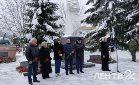 Во Мге в годовщину освобождения поселка почтили память павших в Великой Отечественной войне