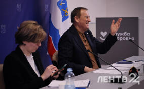 Итоговая пресс-конференция губернатора Александра Дрозденко – в объективе ЛенТВ24