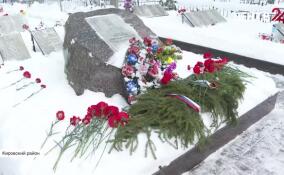 День освобождения поселка Мга от немецко-фашистских захватчиков отметили в Ленобласти