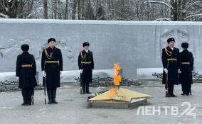 Жители Гатчины отмечают 82-ую годовщину освобождения от немецко-фашистских захватчиков