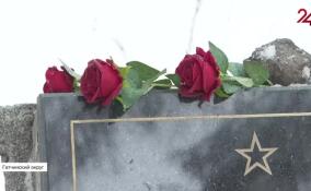 В Гатчинском округе почтили память ополченцев, героически защищавших деревню Красный Хутор