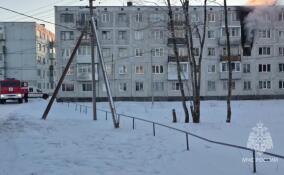 В Изваре спасли хозяина охваченной огнем квартиры