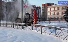 В Тосненском районе к уборке дорог от снега привлекли фермеров