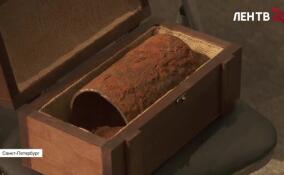 В Музей обороны и блокады Ленинграда передали фрагмент Ладожского трубопровода