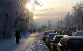 В Петербурге продлили «желтый» уровень опасности из-за мороза