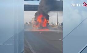 Росгвардейцы организовали беспрепятственный проезд пожарной техники к горящему автомобилю