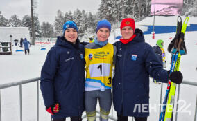 Ленинградские биатлонисты стали вторыми в эстафете на Играх Александра Невского