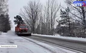 В Ленобласти сохраняются морозы и снегопады