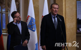 Награждение авторов лучших концепций музейного комплекса у мемориала в Зайцево – в объективе ЛенТВ24