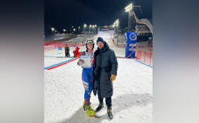 Ленинградская спортсменка завоевала золото этапа Кубка России по горнолыжному спорту