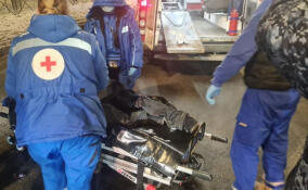 Легковушка сбила женщину на переходе на Пулковском шоссе