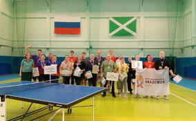 Выборгские госучреждения состязались в настольном теннисе