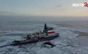 На помощь судам торгового флота в замерзающем Финском заливе из Арктики перебросили ледоколы