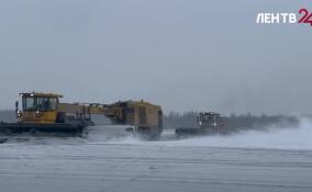 Несмотря на сложные метеоусловия, аэропорт Пулково работает штатно