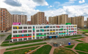 В муринской школе рухнул потолок