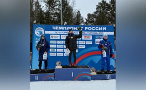 Сергей Горланов на чемпионате России по спортивному ориентированию на лыжах завоевал два золота и бронзу