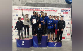 Скалолазы из Гатчины завоевали шесть наград на всероссийских соревнованиях