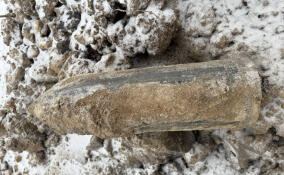 При прокладке линии «Купчино – Славянка» нашли боеприпас времен войны