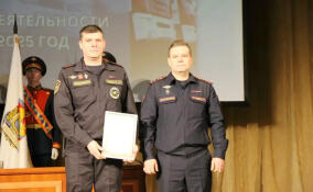 Росгвардейцам вручили награды за спасение людей при пожаре в Отрадном