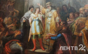 Журналистам показали отреставрированную картину Угрюмова «Призвание Михаила Федоровича Романова на царство 14 марта 1613 года»