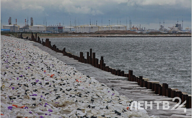В Финском заливе село на мель грузовое судно