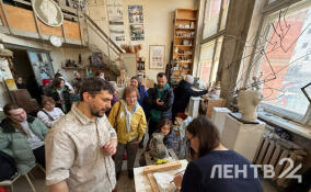 «Вдохновляясь Микеланджело»: в Петербурге прошел День скульптора