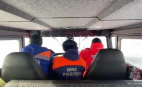 В Шлиссельбурге ловили нарушителей запрета выхода на лед