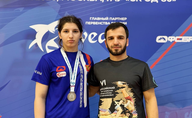 Спортсменка из Ленобласти взяла «серебро» на первенстве России по женской борьбе