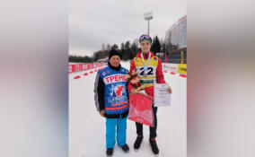 Ленинградец Михаил Афанасьев завоевал еще одно серебро первенства России по биатлону