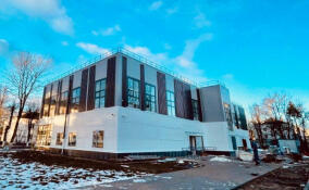 Строительство нового Центра занятости населения в Сланцах подходит к концу