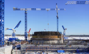 На ЛАЭС установлен второй ярус защитной оболочки реактора нового энергоблока