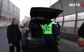 Петербургская полиция провела масштабный рейд на транспортной магистрали
