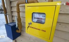 Ленобласть вышла на первое место в СЗФО по темпам газификации