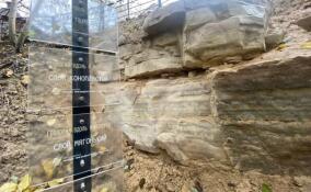В Ленобласти восстановили геологическое обнажение «Придорожное»