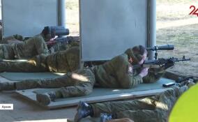На военном полигоне в Лужском районе завершился чемпионат Ленинградского военного округа по стрельбе из штатного и табельного оружия